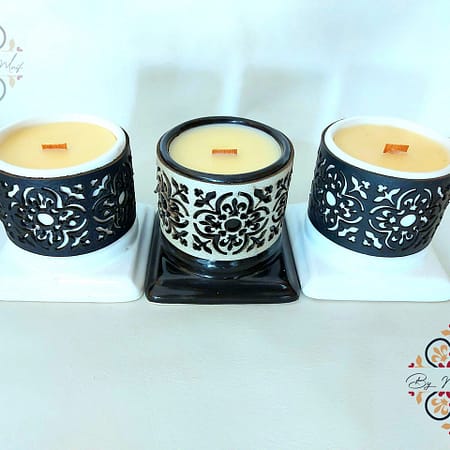 Ceramic Candle with 100% Vegetable Wax